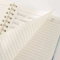 Carnet à spirales de qualité supérieure, motif floral fantaisie, A5, 160 pages, avec bande élastique, couverture rigide, carnet de notes ligné, pour l'école et le bureau
