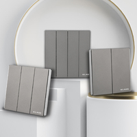 Meilleur prix et nouveau design prise universelle 3 trous lumière électrique double USB 2 commutateur de sortie prise murale