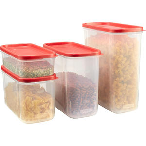 Ensemble de boîtes de stockage de nourriture de vente chaude de cuisine hermétique empilable transparente - Product Image 1