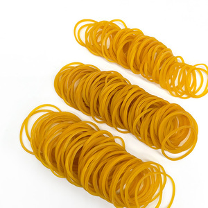 Bandes en résine plastique jaunes, fourniture directe usine, vendues en sacs de 50g, très élastiques et durables pour l'arrimage des légumes et le bureau - Product Image 5