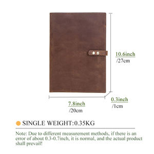 A4ผลงานหนังแท้พร้อมแผ่น11in <span class=keywords><strong>กระดาษ</strong></span>แผ่นกระดานพับฝาปิดสมุดสเก็ตช์ปกปากกาช่องเสียบปากกาเติมได้ - Product Image 5