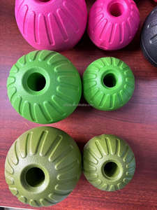 Agresif 7CM katı çevre dostu köpek ve kedi çiğnemek oyuncak Pet top oyuncak karikatür tarzı ile oynamak için-üreticinin satış - Product Image 3