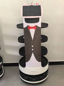 Mi City Factory Supply AI <span class=keywords><strong>Robot</strong></span> <span class=keywords><strong>Camarero</strong></span> Servicio automatizado que ahorra trabajo para <span class=keywords><strong>Robot</strong></span> de entrega de alimentos o bebidas - Product Image 4