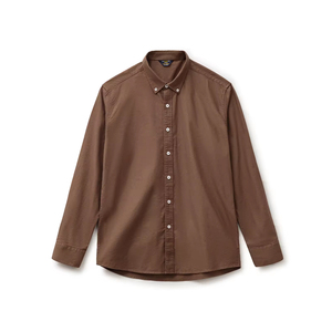Camisa Casual de Algodón para Hombre con Cuello Abotonado y Corte Relajado para Uso Diario, Salidas de Fin de Semana y un Estilo Casual Elegante sin Esfuerzo - Product Image 1