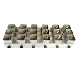 Ángulo ajustable para exhibición de fuegos artificiales de aluminio Bastidores de 2,5 "para fuegos artificiales de Tiro Único de 18 disparos - Product Image 2