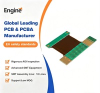 Carte de circuit électronique rigide-flexible personnalisable, PCB rigide-flexible, matériau de base FR4+PI, épaisseur 0,2-6 mm, finition de surface PCBA
