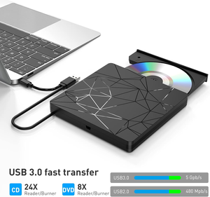 Lecteur de CD <span class=keywords><strong>DVD</strong></span> externe mince original USB C 3.0 graveur de <span class=keywords><strong>DVD</strong></span> ROM +/-RW graveur de disque optique Ripper pour ordinateur portable de bureau - Product Image 3