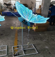 Décoration de mariage en gros d'usine lumières papillon mobiles lampe papillon LED pour la décoration de fête