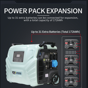 เครื่องกำเนิดไฟฟ้าพลังงานแสงอาทิตย์แบบพกพา 5000W ออลอินวัน ไฮบริด พร้อมปลั๊ก EU US สถานีพลังงานแบตเตอรี่สำหรับใช้งานกลางแจ้ง - Product Image 1