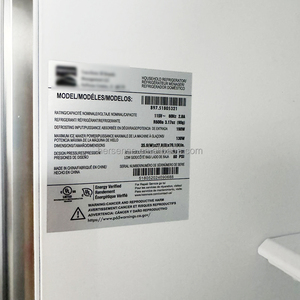 Réfrigérateur côte à côte 115V/60Hz en acier inoxydable avec distributeur d'eau et machine à glaçons automatique, certifié UL - Product Image 4