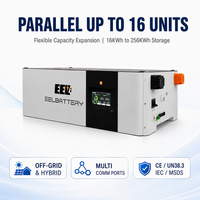 EEL Nouvelle Batterie V6 Pro Max 16KWH 16S 51.2V avec Disjoncteur et Fusible Intégrés, Cellule LiFePO4 CATL 314AH + BMS JK-V19 200A