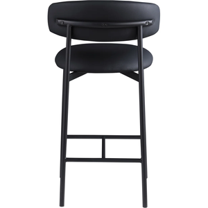 Tabouret <span class=keywords><strong>de</strong></span> bar en cuir <span class=keywords><strong>de</strong></span> hauteur comptoir élégance contemporaine avec dossier confortable pour îlots <span class=keywords><strong>de</strong></span> cuisine Home Bar - Product Image 4