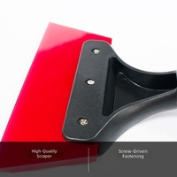 Kit complet d'outils en plastique pour film teinté automobile, applicateur, raclette, spatule PPF, étanche et durable, pour pose de film de protection automobile