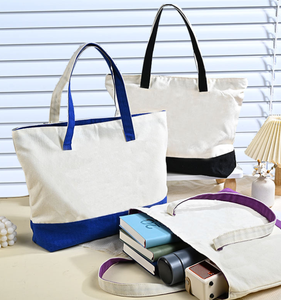 กระเป๋าที่ระลึกสำหรับเดินทางแบบขายส่งพร้อมโลโก้สั่งทำ กระเป๋าถือโลโก้สั่งทำ กระเป๋าชายหาดคุณภาพสูงแบบสะพายข้าง - Product Image 5