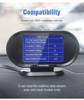 Lector y Escáner de Códigos OBD2 KW206 con Pantalla a Color de 3.5 Pulgadas, Actualización en Línea, Garantía de 12 Meses - Herramienta de Diagnóstico Profesional para Vehículos
