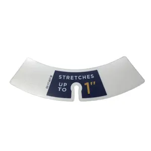 PVC di Plastica PET trasparente colletto della camicia supporto collo banda colletto della camicia della farfalla