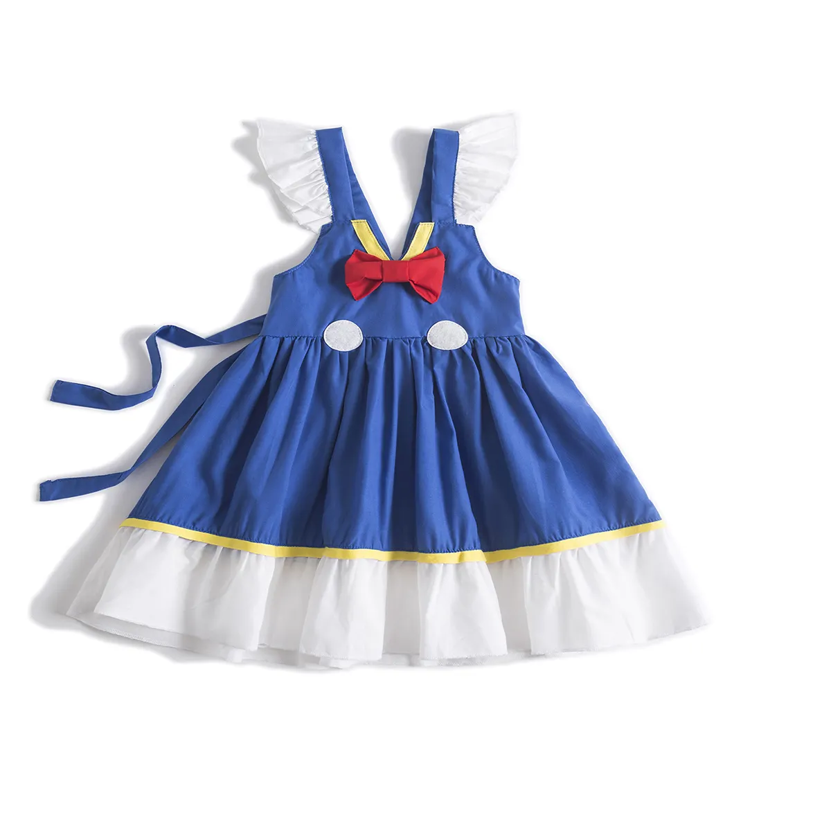 Robe princesse pour fille de 5 à 10 ans robe Donald canard inspirée de Mickey et amis de Disney Minnie winnie ourson