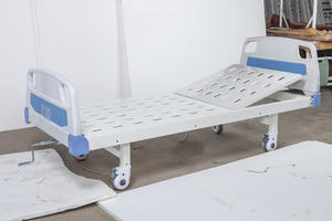 Precio bajo Rendimiento de alto costo Dos manivela Manual Hospital Cama de enfermería para pacientes Precio - Product Image 2