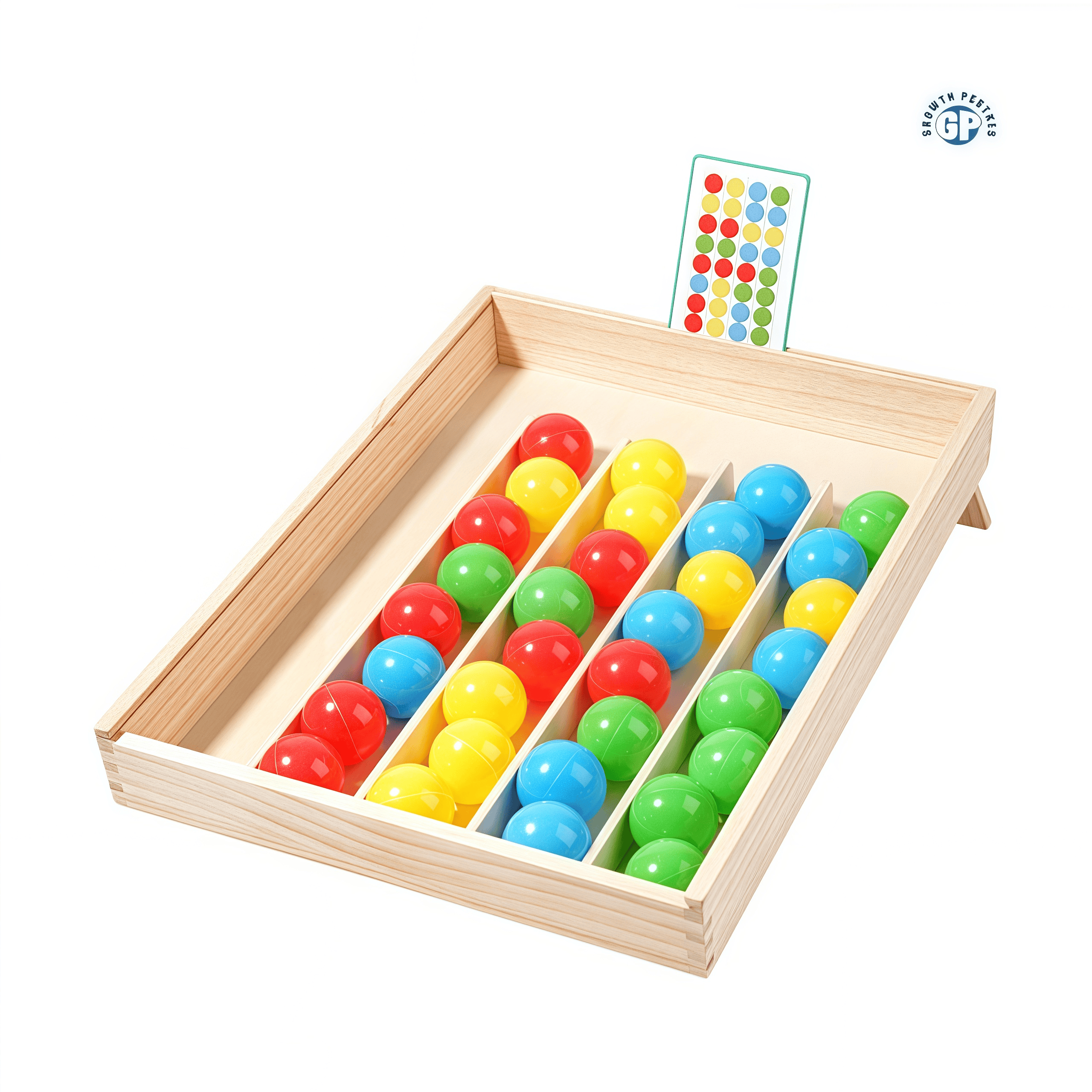 Jeu de balle coloré