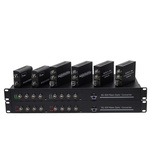 Оптоволоконный удлинитель 3G-SDI/12G-SDI, односторонний/двусторонний, HD 4K, 1/4/8 каналов SDI видео по оптоволокну, профессиональное вещательное оборудование - Product Image 1