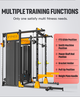 Équipement de musculation, machine de musculation multifonctionnelle et version avancée Sminth, machine d'entraînement de force pour salle de sport