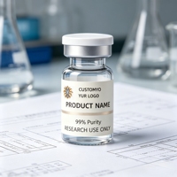 Étiquettes personnalisées pour peptides, pour la perte de poids et les soins de santé, flacons de 2 ml, 5 ml, 10 ml