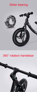 Mini bicicleta de equilibrio para bebés ligera de 12 pulgadas para niños/paseo en bicicleta de 2 a 4 años Primer Ciclo de bicicleta de empuje para niños - Product Image 4