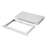 Pièces en tôle d'aluminium et acier inoxydable 304 pour prototypes à faible volume, anodisation, boîtiers de rack réseau pour la robotique, OEM/ODM ISO9001