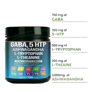 Compléments alimentaires Ausreson, comprimés pour le sommeil profond, naturels, L-tryptophane, Ashwagandha, mélatonine, GABA, 5-HTP, comprimés pour le sommeil - Product Image 2