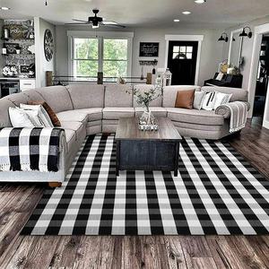 Indoor <b>Outdoor</b> Living Room Big Size Large Buffalo Plaid <b>Carpets</b> and Rugs - Product Image 6