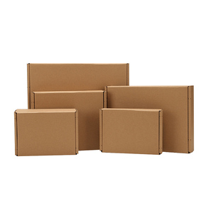 Cajas de Cartón Corrugado de Pared Simple Reciclables con Cierre Superior para Envío de Ropa y Accesorios - Product Image 6