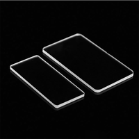 Plaque de fenêtre optique transparente Plaque de saphir d'épaisseur 0.5mm pour port de caméra