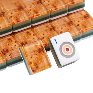 <span class=keywords><strong>Juego</strong></span> de Fichas de Mahjong de Acrílico de Lujo Personalizado de EE. UU. con Grabado de 4 Capas, 160 Piezas, Múltiples Colores Disponibles para Viajes y Regalos - Product Image 4