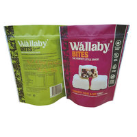 Impresión digital Friendly Bottom Sealed Flat Pouch Chips Candy Nuts Barra de chocolate Protein Bar Wrapper Small Packaging Mylar Bag