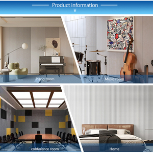 Dễ dàng cài đặt tự dính cảm thấy Bảng điều khiển Peel-Off cảm thấy gạch âm thanh tái sử dụng dính cảm thấy Bảng điều khiển âm thanh hấp thụ âm thanh cảm thấy Bảng điều khiển - Product Image 6