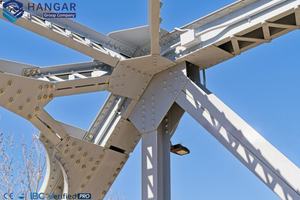 Edificio Prefabricado de Estructura de Acero Moderna, Material de Construcción para Almacenes/Talleres/Hangares de Aviones/Oficinas Prefabricadas - Product Image 4