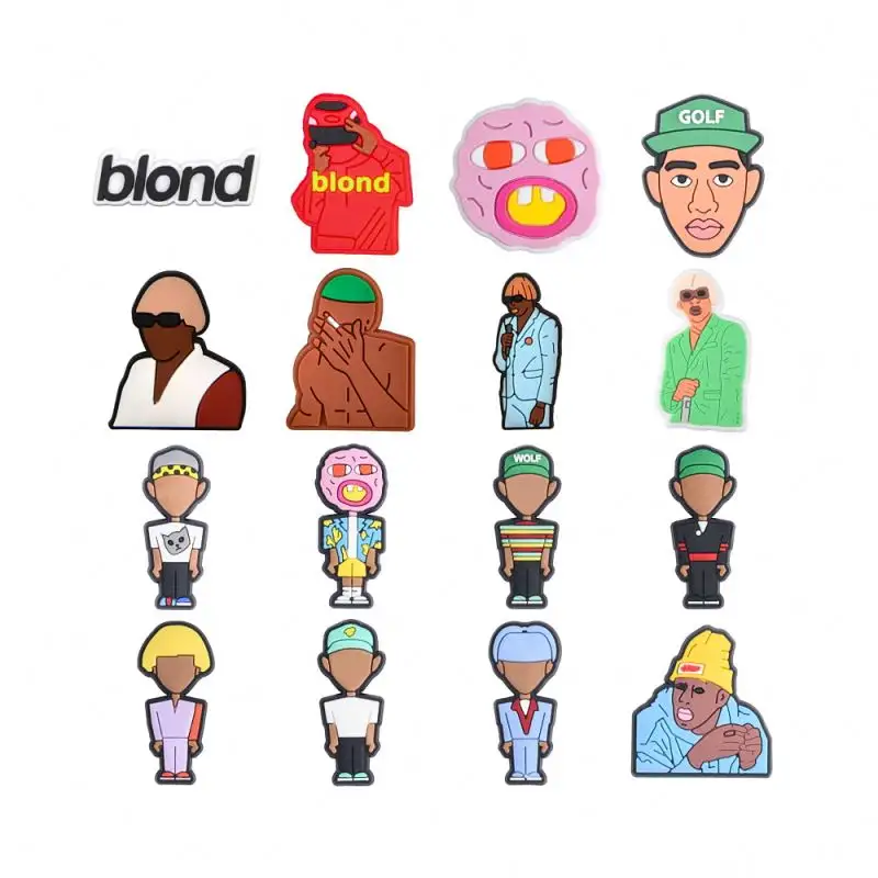 2 packs de sabots Tyler Charm The Creator Frank Ocean Popular Blond pour les fans Cadeau