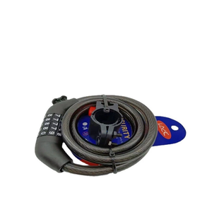 Câble antivol en acier YX haute sécurité pour vélo et trottinette électrique avec combinaison à 5 chiffres 120 cm - Product Image 5