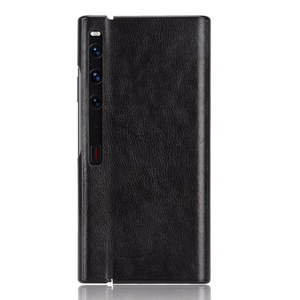 Coque de téléphone en cuir PU rétro litchi pour <span class=keywords><strong>Huawei</strong></span> <span class=keywords><strong>Mate</strong></span> <span class=keywords><strong>Xs</strong></span> 2 7.8 "étui rigide mat avant + arrière pliant - Product Image 5