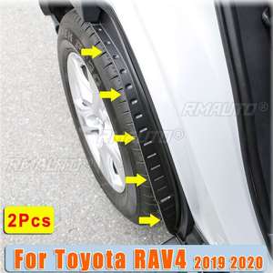 2 Piezas Guardabarros Trasero para Coche, Decoración Especial para Toyota RAV4 RAV-4 2019 2020 2021, Guardabarros para RAV4 2021 - Product Image 2
