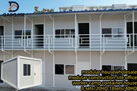 Rumah Kontainer Modular Perakitan Cepat untuk Akomodasi Pekerja di Lokasi Konstruksi