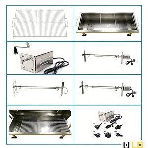 <span class=keywords><strong>Barbacoa</strong></span> Eléctrica de Carbón para el Mercado Europeo, Uso en Patio Trasero, Modo Dual, Asador Giratorio, Altura Ajustable, Automática, Desmontable para Cordero - Product Image 5