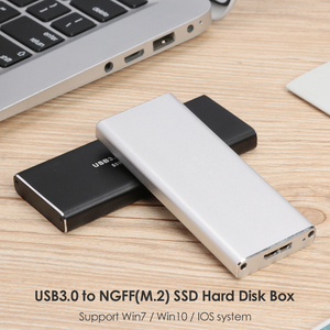 USB3.0อลูมิเนียมเพื่อ NGFF <span class=keywords><strong>M</strong></span>.<span class=keywords><strong>2</strong></span> SSD Enclosure เคสภายนอกแบบพกพา NGFF M2ไปยัง USB 3.0สำหรับโซลิดสเตทไดรฟ์ (2280 2260 2242 2230) - Product Image 3