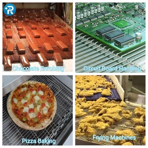 حزام ناقل سلسلة سلمية من شبكة الأسلاك المنسوجة بنمط التويل، مصنوع من الفولاذ المقاوم للصدأ SUS 304 316، مخصص، صالح للاستخدام الغذائي - Product Image 6