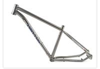 WERNER Cadre de vélo de montagne XC tout-en-ligne en alliage de titane de 27.5/29 pouces avec axe de barillet pour vélos de route