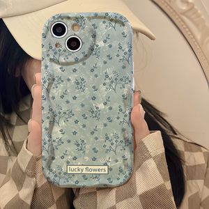 <span class=keywords><strong>Cover</strong></span> per Cellulare in Silicone TPU con Stampa Floreale Blu Fortunato e Bordo Ondulato per <span class=keywords><strong>iPhone</strong></span> X Xr Xs Max <span class=keywords><strong>11</strong></span> 12 13 14 15 16 17 Air - Product Image 2