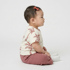 Combinaison d'été unie pour bébé, sans manches, col rond, 95% coton, mélange d'élasthanne, unisexe, vêtements décontractés pour nourrissons, fermeture à boutons-pression, douce - Product Image 2