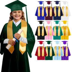 Túnica de Graduación para Niños de Jardín de Infantes con Borla, Birrete y Chal, Uniforme Académico de Graduación para Niños, Traje para Actuaciones - Product Image 5