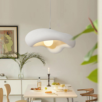 Lampe à suspension moderne en ciment de style simple Éclairage nordique Wabi Sabi pour hôtels Style de décoration artistique Style à la mode