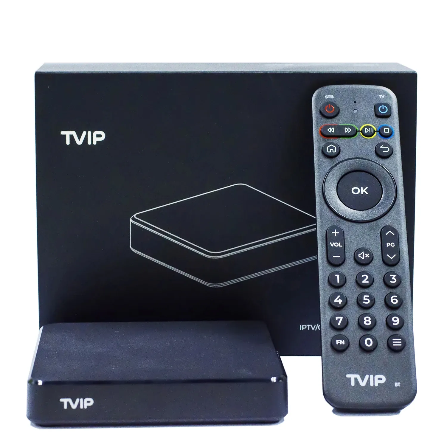 Nouveau boîtier de télévision Tvip605 SE BT 4K Amlogic S905X android Linux double système double décodeur wifi et boîtier IPTV intelligent nordique